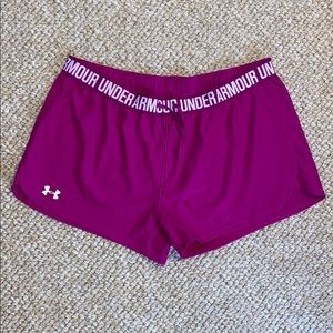 Pink athletic shorts